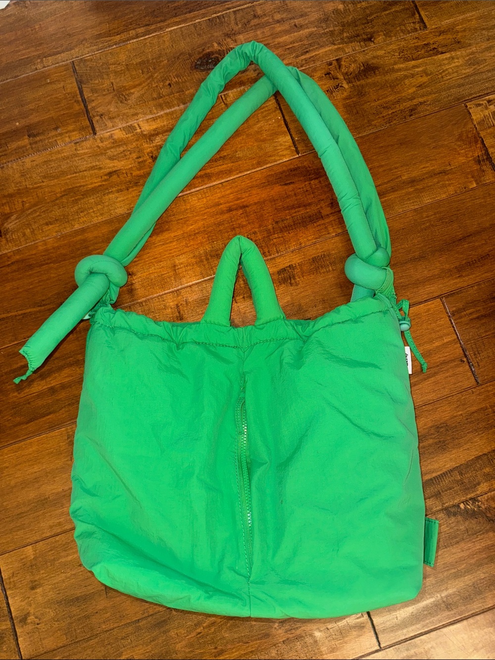 Olend Backpacks Ona Soft Bag Shoulder Bag Green Puffer